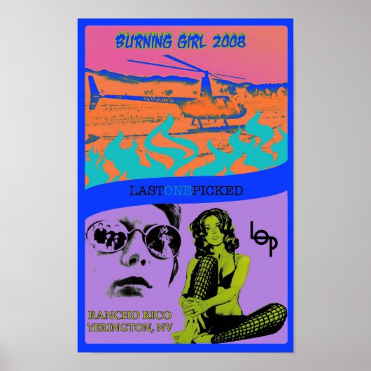 第1回Ennual Burning Girl 2008ポスター ポスター (正面)