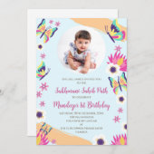 第1回Sukhmani Sahib誕生日パスの招待 招待状 (正面/裏面)