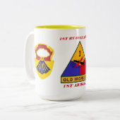 第1大隊第67甲冑第1装甲マグ ツートーンマグカップ (正面左)