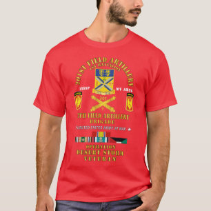 第1大隊201砲兵第18戦FAバンド作戦 Tシャツ