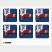 第1大隊503D歩兵173D空中ステッカー スクエアシール (シート)