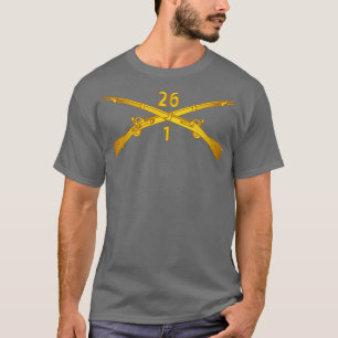 第1大隊 第26歩兵連隊 歩兵旅団 兵士 Tシャツ