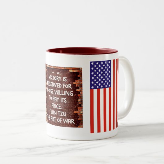 第1大隊 – 第75レンジャー連隊 – ビクトリーマグ ツートーンマグカップ (正面右)