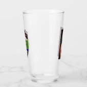 第1大隊 – 第75レンジャー連隊 – 米国国旗 – タンブラーグラス (左)