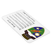 第1大隊 – 75th Ranger w/Tabマグネット4x6 マグネット (右側)