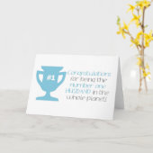 第1夫の父の日のバースデー・カード カード (黄色い花)