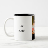 第1女性のMICHELLEOBAMAのコーヒー・マグ ツートーンマグカップ (左)