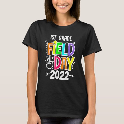 第1学年のフィールドデー2022ゲーム開始1st G Tシャツ (正面)