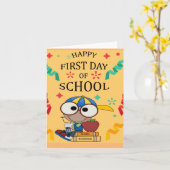 第1学年の初日 カード (黄色い花)