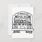 第1学年の初日 サンキューカード (正面)