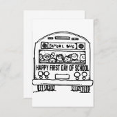 第1学年の初日 サンキューカード (正面/裏面)