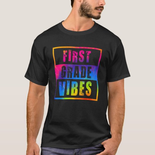 第1学年バイブ学校初日新学期 Tシャツ (正面)