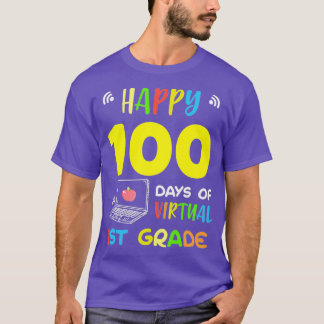 第1学年100日バーチャルスクール100年生 Tシャツ