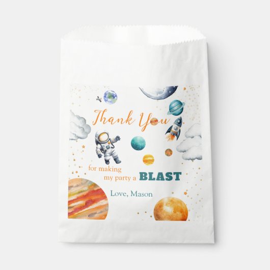 第1宇宙遠征誕生日ボーイ宇宙飛行士 フェイバーバッグ (正面)