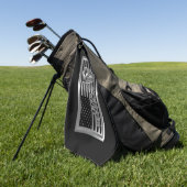 第1師団イラク退役軍人 ゴルフタオル (グリーン)