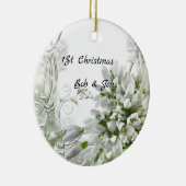 第1年の結婚2 セラミックオーナメント (右)