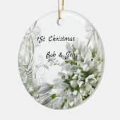 第1年の結婚2 セラミックオーナメント (左)