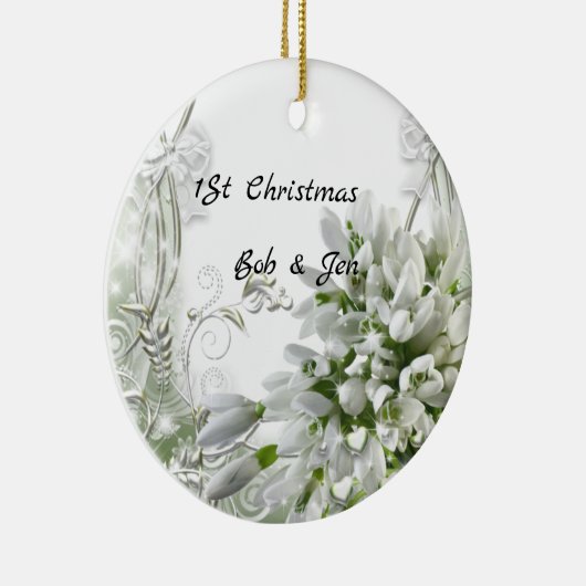 第1年の結婚3 セラミックオーナメント (右)