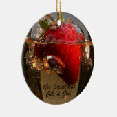 第1年の結婚 セラミックオーナメント (右)