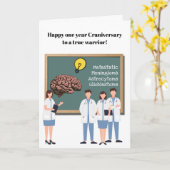 第1年次お祝い カード (黄色い花)