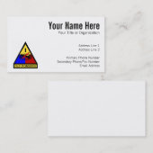 第1広告の古いIronsidesパッチ 名刺 (正面/裏面)