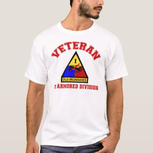第1広告の退役軍人の大学スタイル Tシャツ