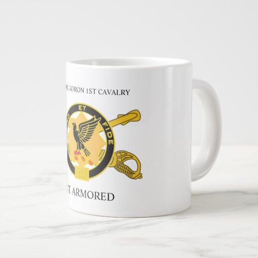 第1戦隊1騎兵第1騎兵第1装甲マグカップ ジャンボコーヒーマグカップ (正面右)
