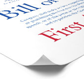 第1改正権 – 言論の自由ポスター ポスター (角)