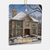 第1新しい家のクリスマス セラミックオーナメント (右)