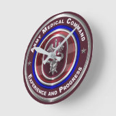 第1旅団記念物 ラウンド壁時計 (傾斜)