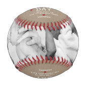 第1日素朴父の2日目フォトベースボール 野球ボール (正面)