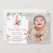 第1春フローラリトル恋しく思オネダーフル第1BD 招待状 (正面)