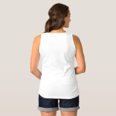 第1時間のお母さん象の抱擁妊婦のなオレンジTシャツ タンクトップ (裏面フル)