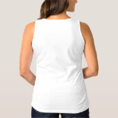 第1時間のお母さん象の抱擁妊婦のなオレンジTシャツ タンクトップ (裏面)