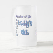 第1時間のお父さんの父の日はビールのジョッキを曇らしました フロストグラスビールジョッキ (正面左)