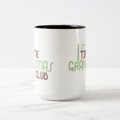 第1時間の祖母クラブ(緑) ツートーンマグカップ (中央)