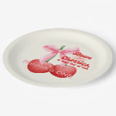 第1期コケットさくらんぼがバブルレターを発行 ペーパープレート (アングル)