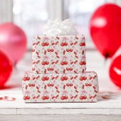 第1期コケットさくらんぼがバブルレターを発行 ラッピングペーパー