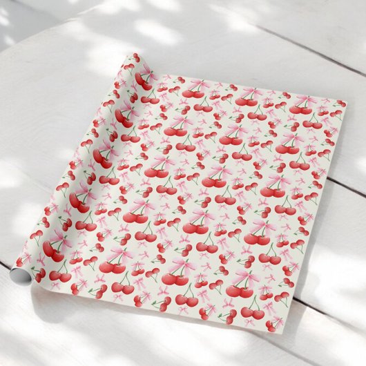 第1期コケットさくらんぼがバブルレターを発行 ラッピングペーパー