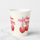 第1期コケットさくらんぼがバブルレターを発行 紙コップ (裏面)