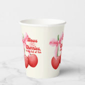 第1期コケットさくらんぼがバブルレターを発行 紙コップ (右)