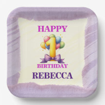 第1期バルーンテーマパーティー紙プレート