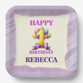 第1期バルーンテーマパーティー紙プレート ペーパープレート