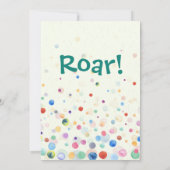 第1期バースデービノーズパーティーカスタム 招待状 (裏面)