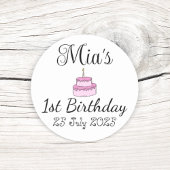 第1期パーソナライズされた生誕生会のお願い ラウンドシール