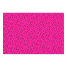 第1期パーティーホットピンクタンポンのパッドパターン