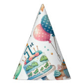 第1期パーティー恐竜ボーイキッズ パーティーハット (左)