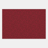 第1期パーティー赤タンポンのパッドパターン ラッピングペーパーシート (正面2)