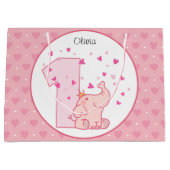 第1期ピンクプリンセスゾウパーティー ラージペーパーバッグ