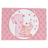 第1期ピンクプリンセスゾウパーティー ラージペーパーバッグ